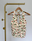PICKING STRAWBERRIES Halter Top