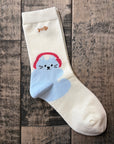 Pattern Crew Socks