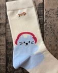Pattern Crew Socks