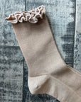 Ruffle Trim Socks