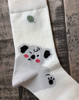 Pattern Crew Socks