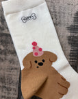 Pattern Crew Socks