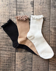 Ruffle Trim Socks