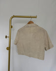 MARIE Cropped Linen Jacket