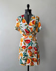 BLOOMING GARDEN Wrap Dress