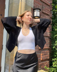 SOFTIE Eyelet Cardigan