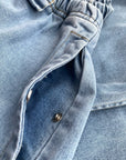 MARTINE Cargo Denim Skirt