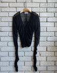 MANILA Sheer Ruched Top