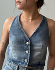 CLEAR VIEW Denim Vest