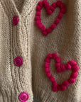 LOTS OF LOVE Heart Cardigan