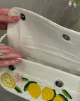 Beaded Lemon Bag