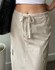 REMMIE Cargo Maxi Skirt