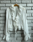 CREW Ruffle Blouse