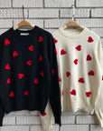 DANCING HEARTS Sweater