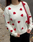DANCING HEARTS Sweater