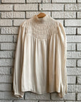 BRIGHTON Smock Neck Blouse