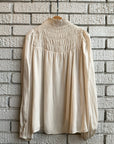 BRIGHTON Smock Neck Blouse