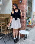 ROSA Pleated Mini Skirt