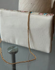 Floral Beaded Shoulder Bag