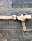 Dini Leather Silver Tip Belt