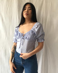 ALINA Short Sleeve Crop Top