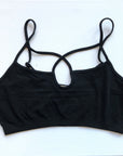 Bamboo Cross Front Bralette