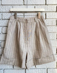 WRIGHT Pleated Shorts