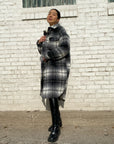 SCOUT Long Plaid Shacket