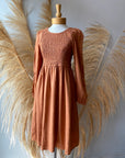 SCARLETT Linen Smocking Dress