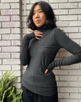 Bamboo Turtleneck Top