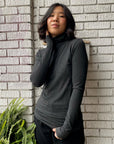Bamboo Turtleneck Top