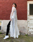 MILLY Long Lace Kimono