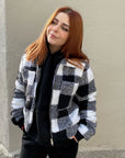 ADELA Plaid Coat
