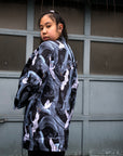 JADE Crane Kimono