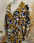 TESS Floral Wrap Dress