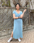 CATE Short Sleeve Maxi Dress