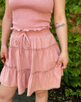 DAISY Ruffle Mini Skirt
