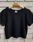 Bamboo Short Sleeve Crop Top