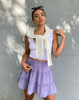 DAISY Ruffle Mini Skirt