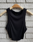 ZAIA Cropped Rib Tank