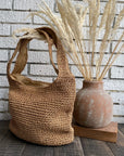 SOFIA Straw Tote Bag
