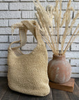 SOFIA Straw Tote Bag