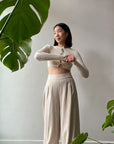SAINT TROPEZ Wide Leg Pants