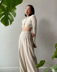 SAINT TROPEZ Wide Leg Pants