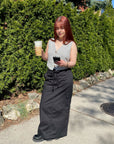 REMMIE Cargo Maxi Skirt