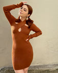 CORA Cut Out Knit Dress