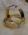 Flat Hoop Earrings