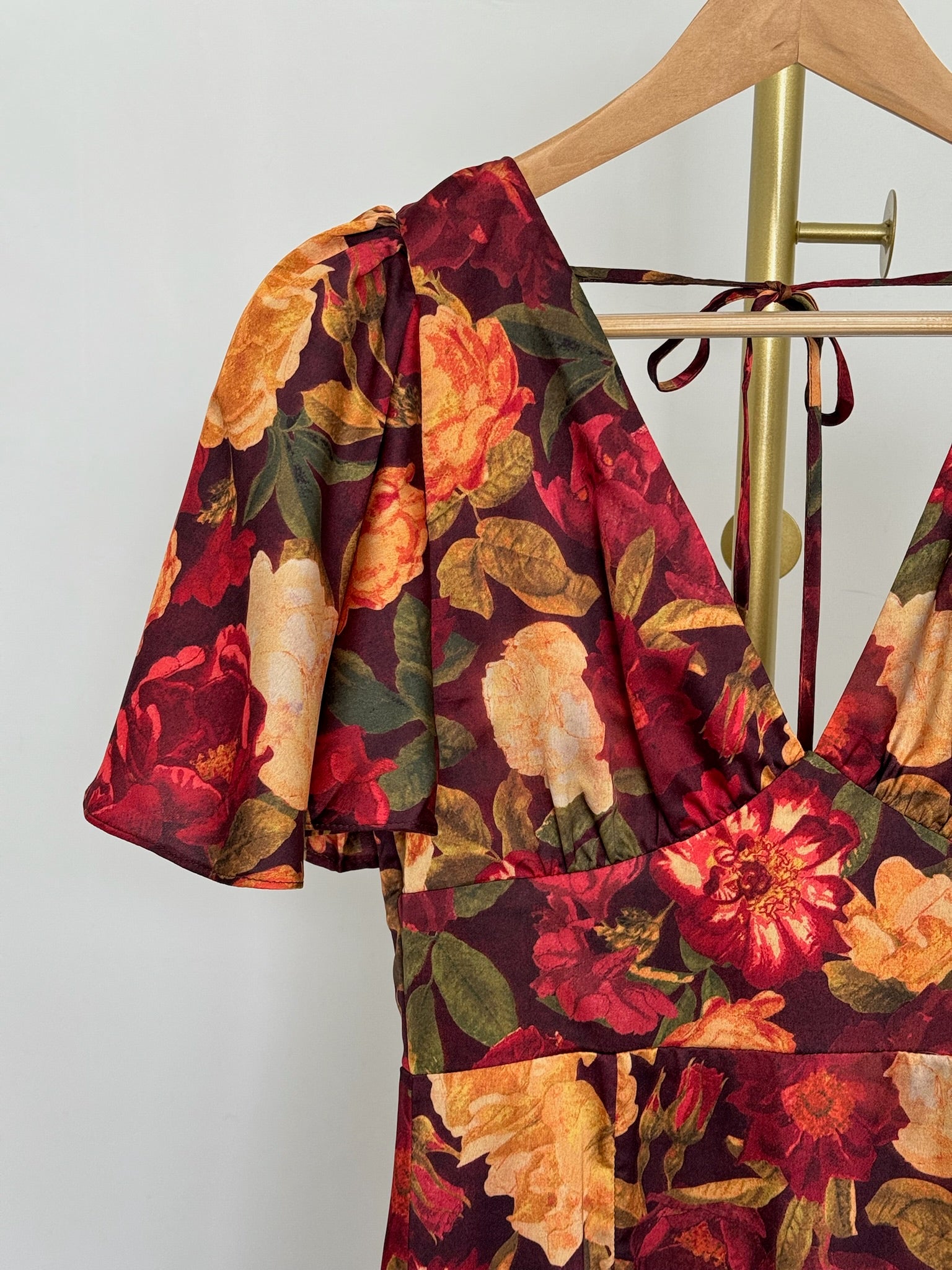 SANGRIA BLOOM Maxi Dress