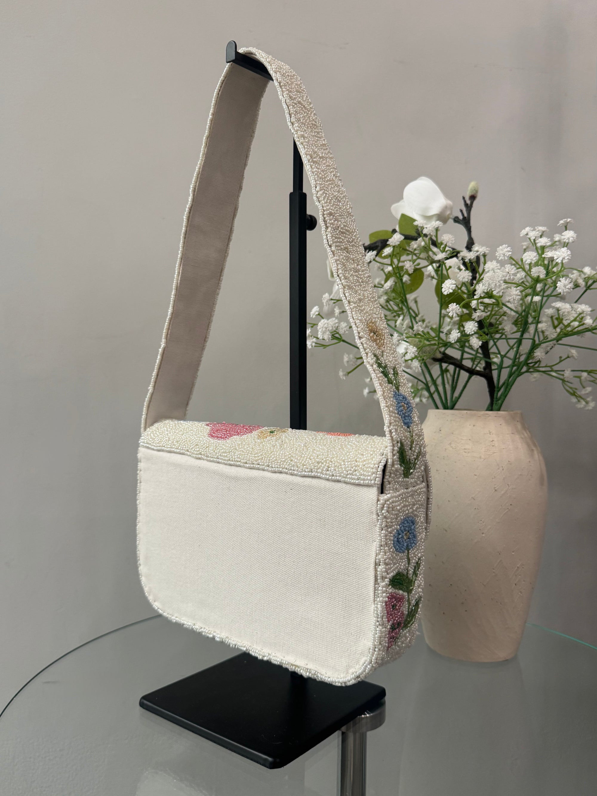Beaded Flower Bag