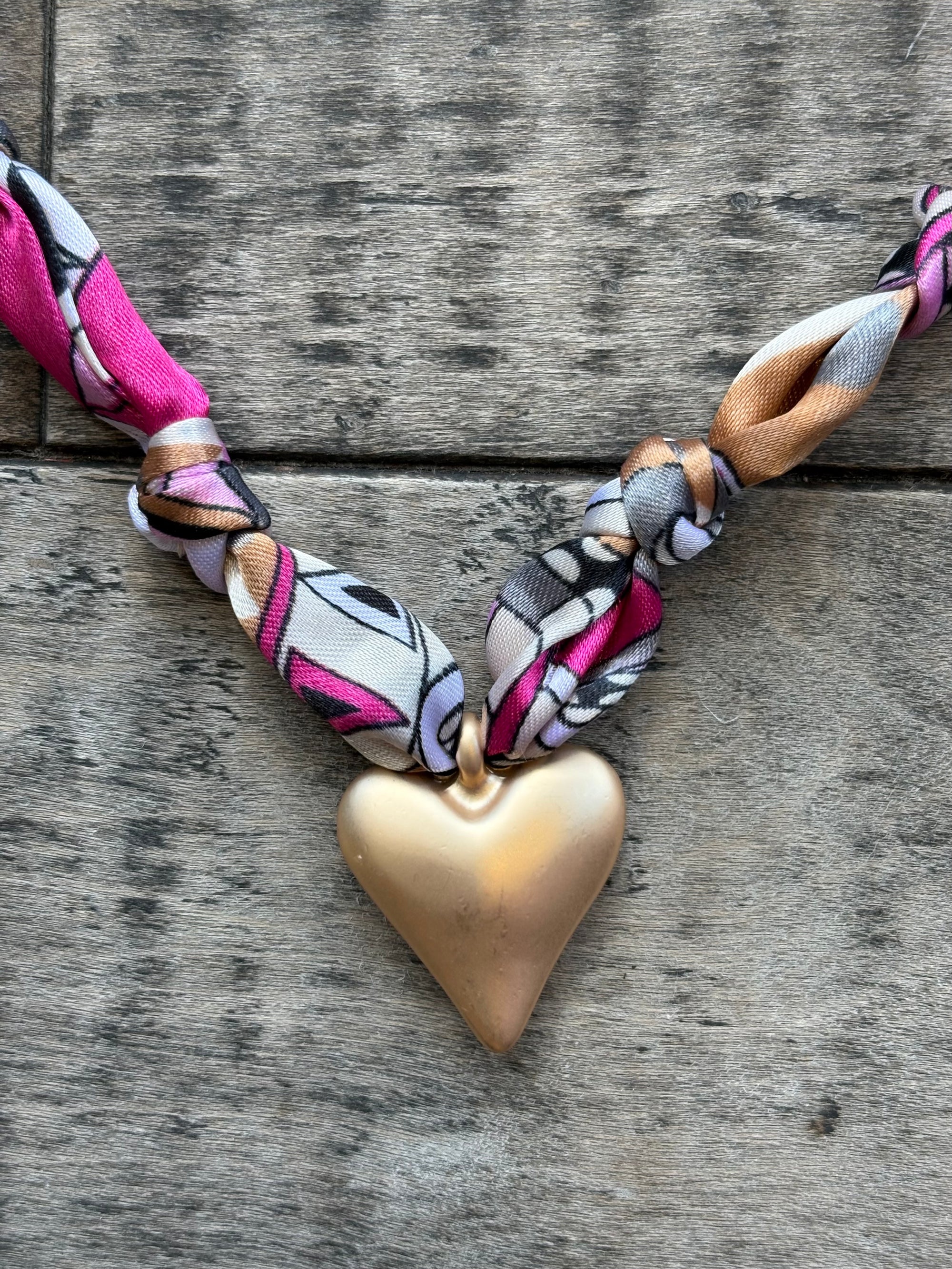 Scarf Charm Necklace